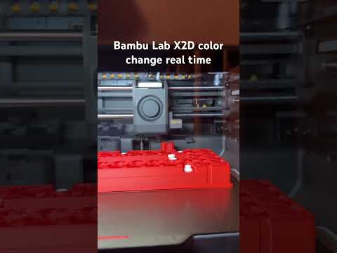 Bambu Lab X2D - Zmiana Koloru w Czasie Rzeczywistym!